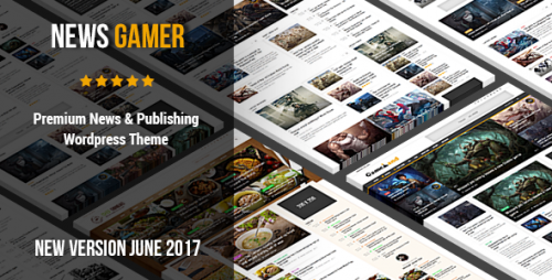 Download Nulled News Gamer v2.2 - Premium WordPress News  Publishing Theme product cover