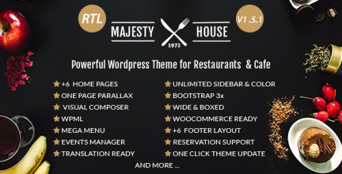 [NULLED] Majesty v1.5.1 - Restaurant WooCommerce WordPress Theme logo