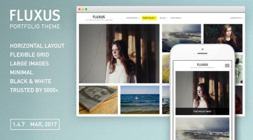 Download Nulled Fluxus v1.4.7 - Portfolio Theme for Photographers product pic