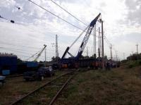 В Днепропетровской области сошел с рельсов поезд(фото)