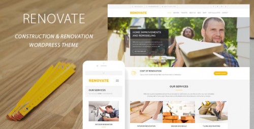 Download Nulled Renovate v3.8.1 - Construction Renovation WordPress Theme picture