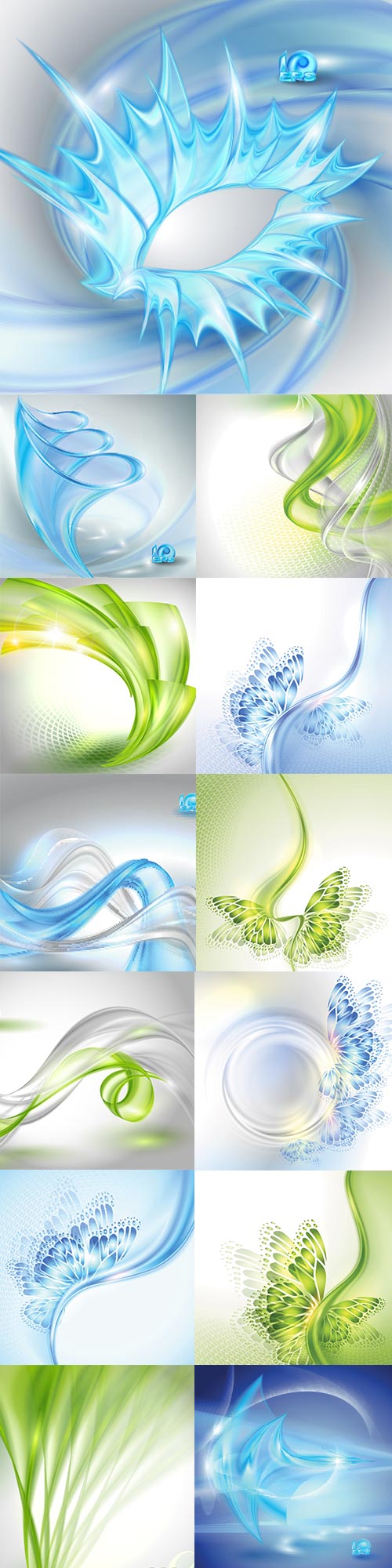 Bright colorful abstract backgrounds vector - 87