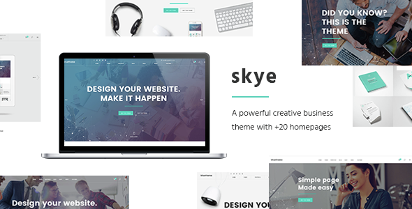 Nulled ThemeForest - Skye v1.5 - A Contemporary Theme for Creative Business