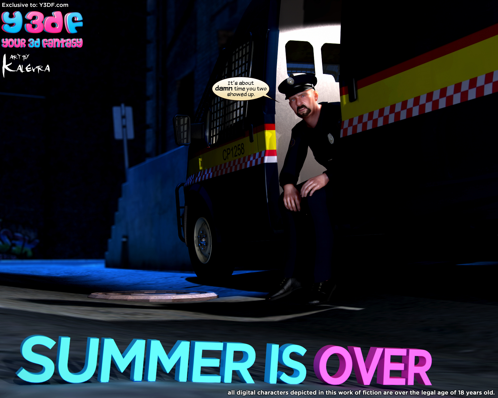 Y3DF Summer is Over and Sex with Police Officer