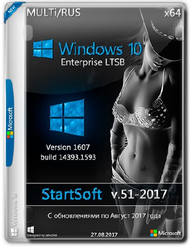 Windows 10 Enterprise LTSB x64 Release By StartSoft v.51-2017 (MULTi/RUS)