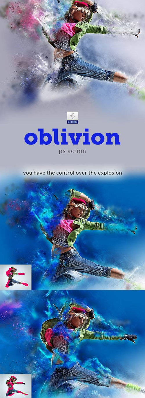 Oblivion Photoshop Action