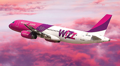 Wizz Air отворил 5 новоиспеченных течений из Киева