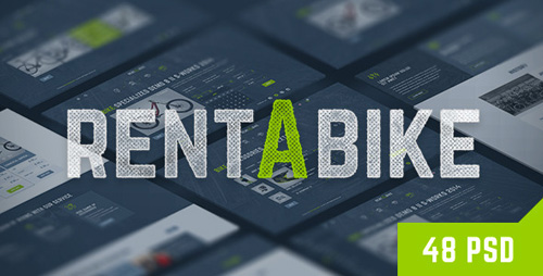 ThemeForest - Rent a Bike v1.0 - Rental & Booking PSD Template - 12911269
