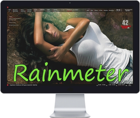 Rainmeter 4.2 Build 3018 Beta + Skins Pack