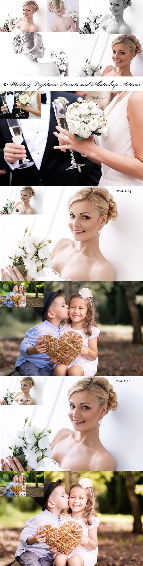 80 Wedding Presets and Actions 1984713