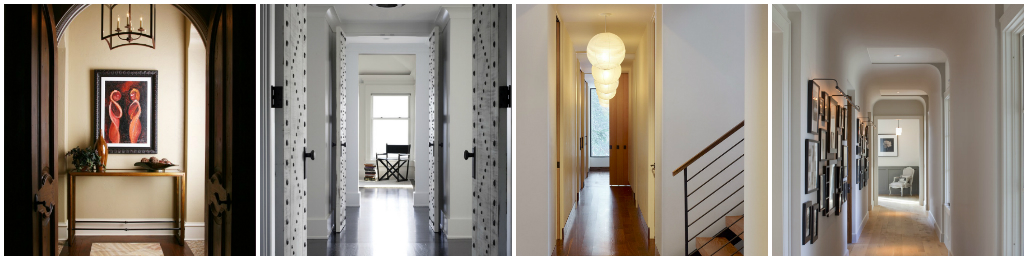 Свет в конце коридора: фото дизайна интерьер прихожей и коридора