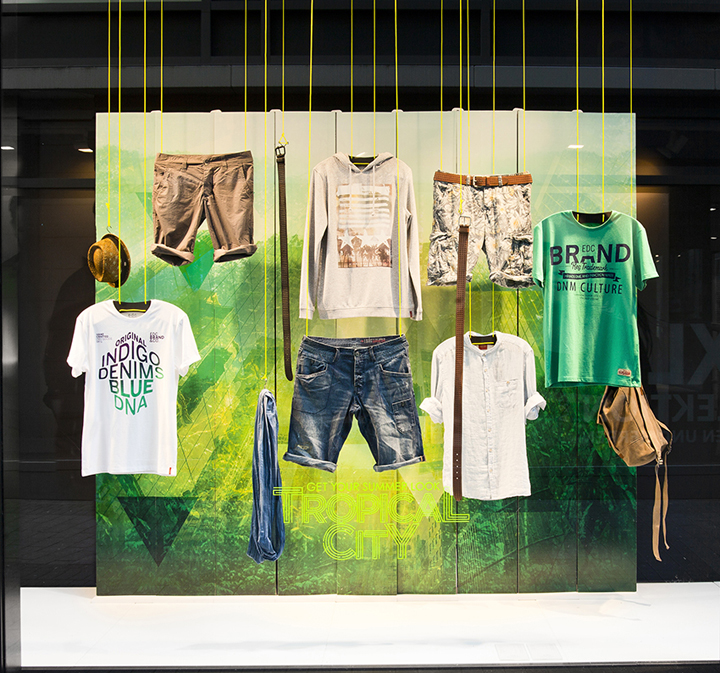 «Экваториальный» дизайн магазина повседневной одежды edc tropical city от deck5
