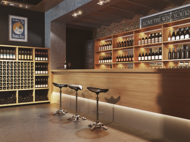 Винная студия viarde – бутылки с благородным напитком как акцентированная деталь интерьера