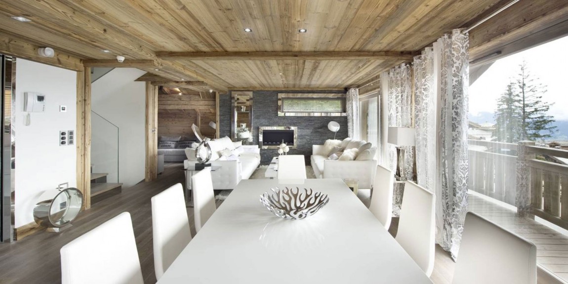 Элегантное деревянное шале эден – первобытная роскошь комфортабельного жилья, куршевель, франция