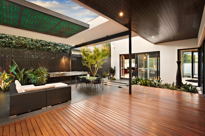 Роскошный дом balaclava road — стильное воплощение австралийской мечты от cos design, перт, австралия