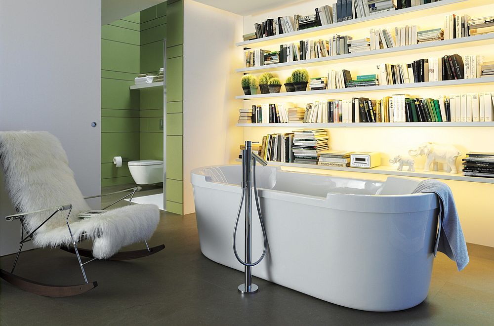 15 Оригинальных ванных комнат, в которых вы можете спокойно уединиться с любимой книгой