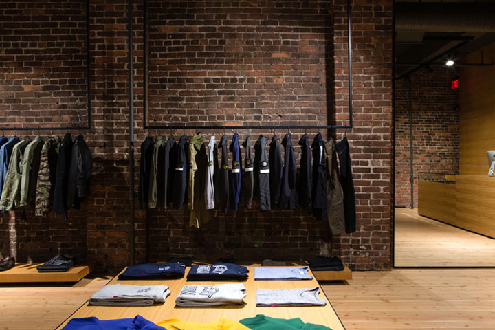 Смелый дизайн-проект брендового магазина повседневной одежды haven