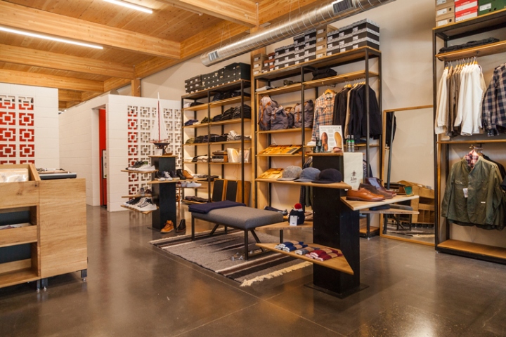 Дизайн помещения магазина tanner goods в портленде – пространство отличного настроения