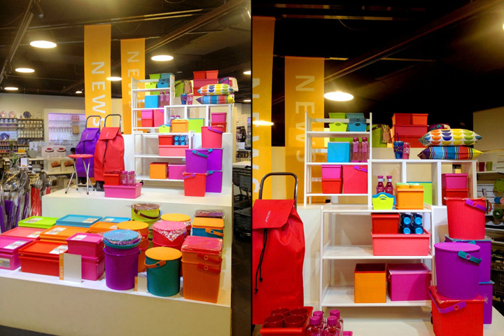 Весенняя тема в жизнерадостном дизайне супермаркета aino living, куала-лумпур, малайзия