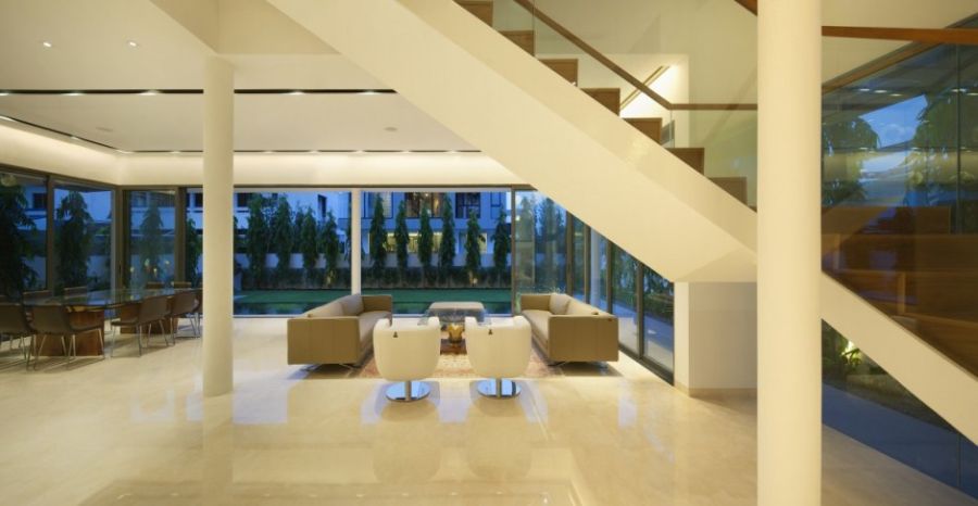 Экологичная индивидуальность: утончённый стиль в wind vault house от wallflower architecture + design, сингапур
