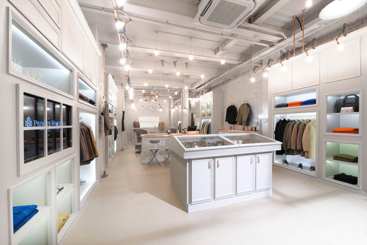 Гармония исторических эпох – элегантный дизайн фирменного магазина одежды private white vc, лондон