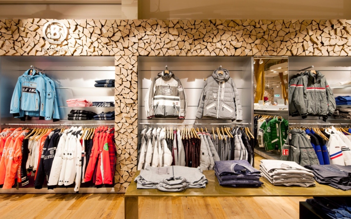 Новый магазин спортивной одежды bogner – «лесной» дизайн от mhp architekten, германия