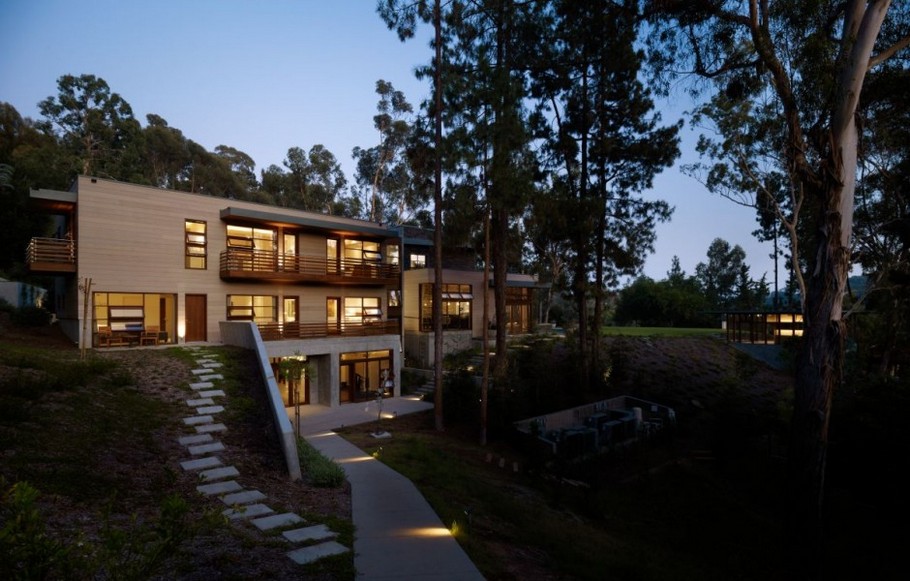 Мандевиль каньон residence с великолепными видами от архитекторов griffin enright architects, калифорния, сша