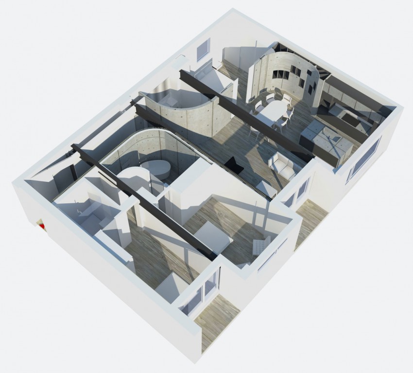 Стиль лофт с элементами модернизма в восхитительном интерьере элитной квартиры от студии verve в лондоне