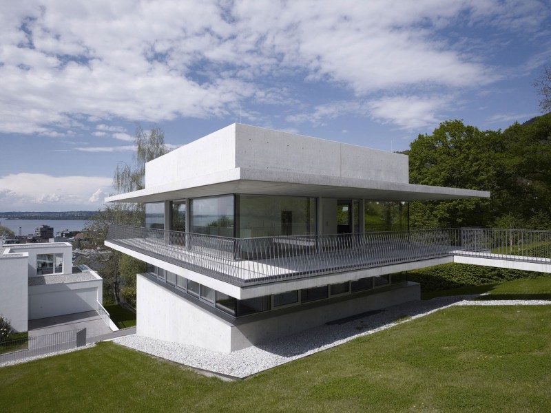 Дом, растущий из земли в городе брегенц от креативных специалистов marte architekten, австрия