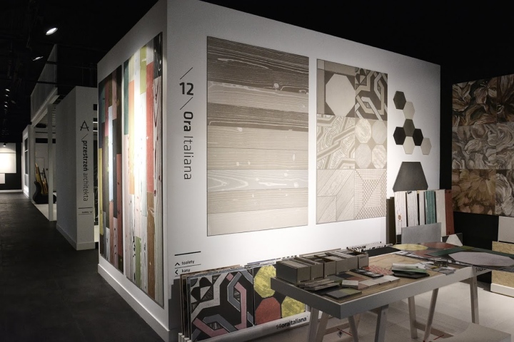 Замечательное преображение выставочного зала terrano от bidermann design, познань, польша