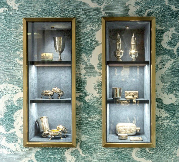 Интерьер ювелирного салона vase de delft – роскошь и стиль от centdegres, париж, франция
