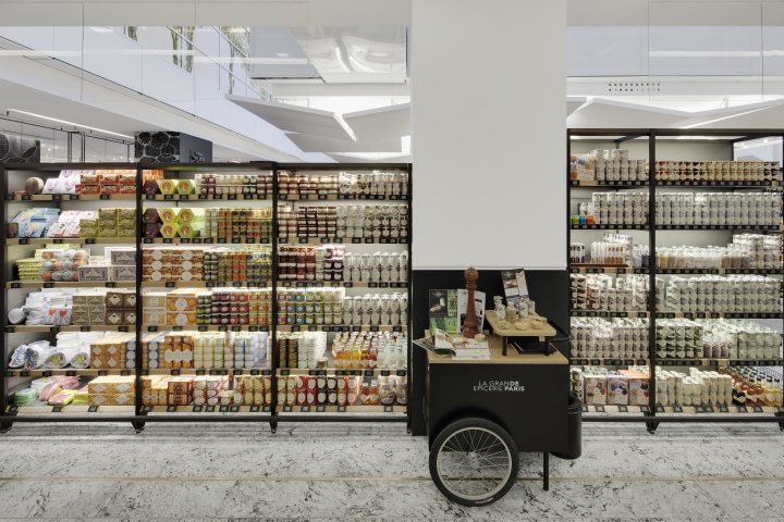 Новый дизайн супермаркета «la grande epicerie» – современная интерпретиация ретро