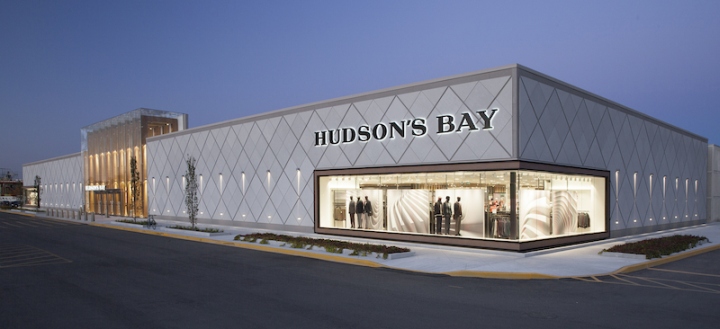 Новый облик hudson’s bay в дизайне торгового центра бренда в ричмонд-хилле