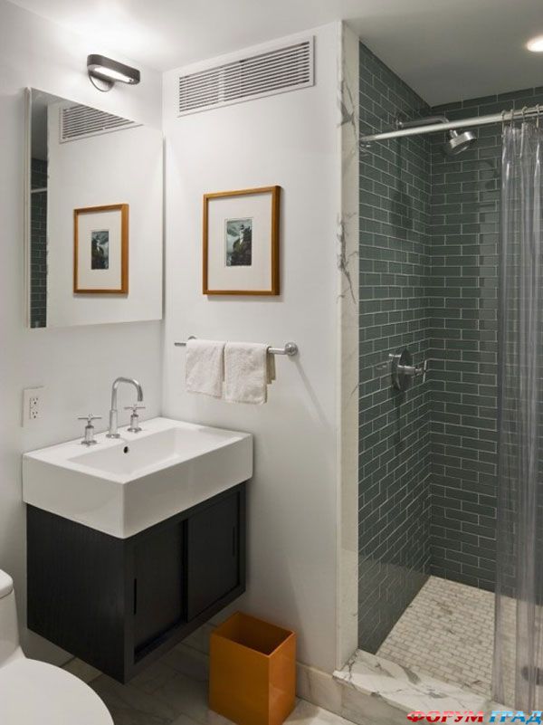 30 Великолепных идей, чтобы сделать маленькую ванную комнату уютной