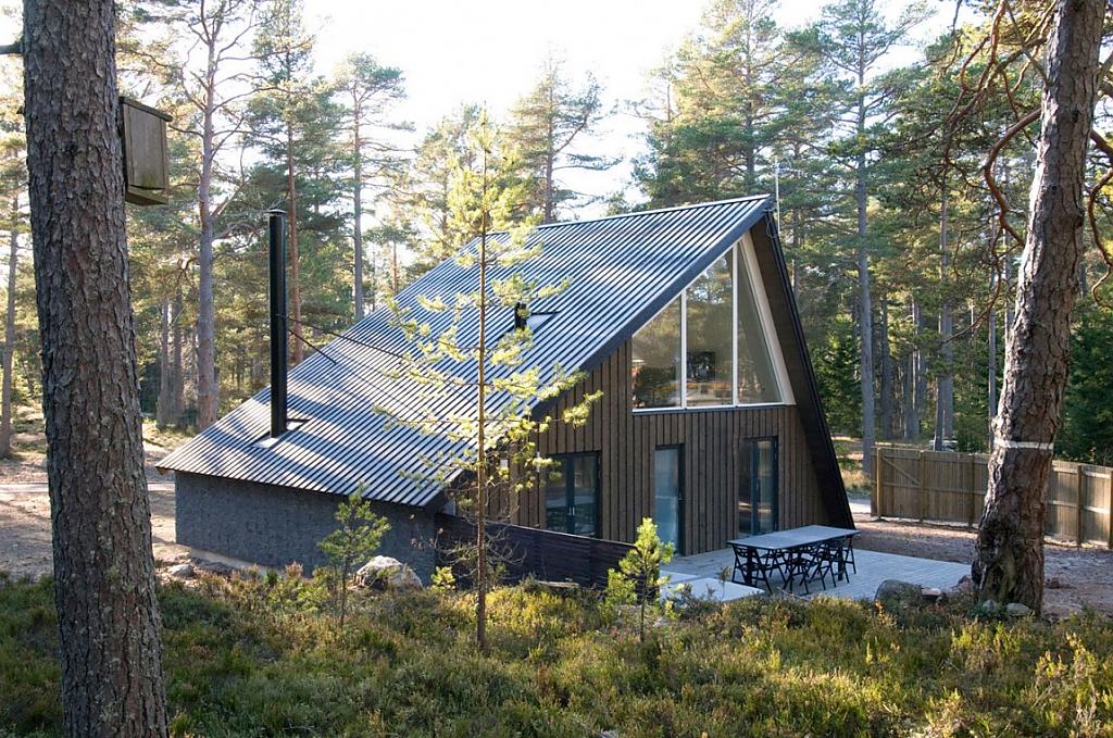 Комфортный курортный домик от mats edlund и henrietta palmer, holick, hudiksvall, швеция