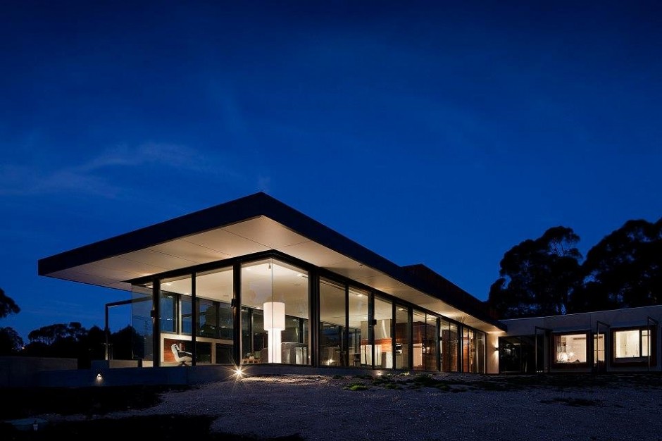 Принять очертания земли: уникальный дом piermont от групы группой rachcoff vella architecture, австралия