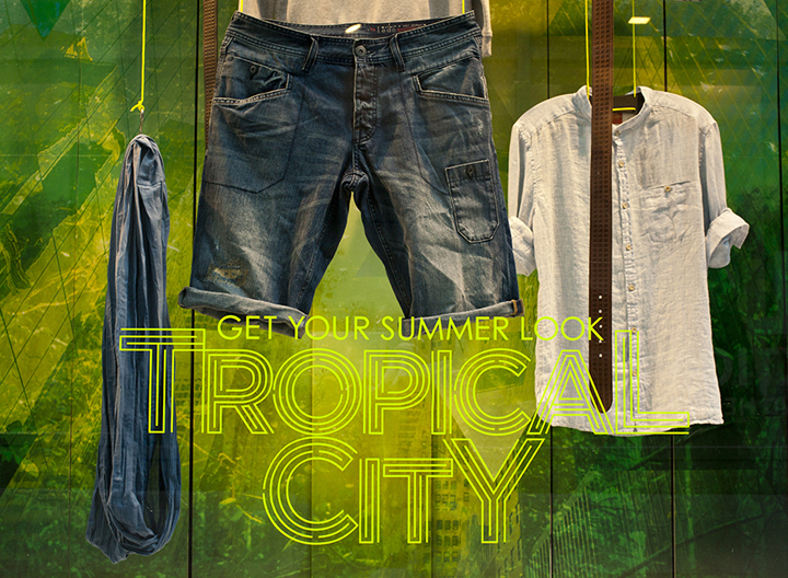 «Экваториальный» дизайн магазина повседневной одежды edc tropical city от deck5