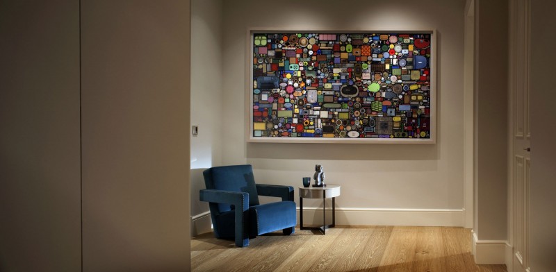 Лёгкая элегантность квартиры queens gate от дизайнерской студии tg — лондон, великобритания