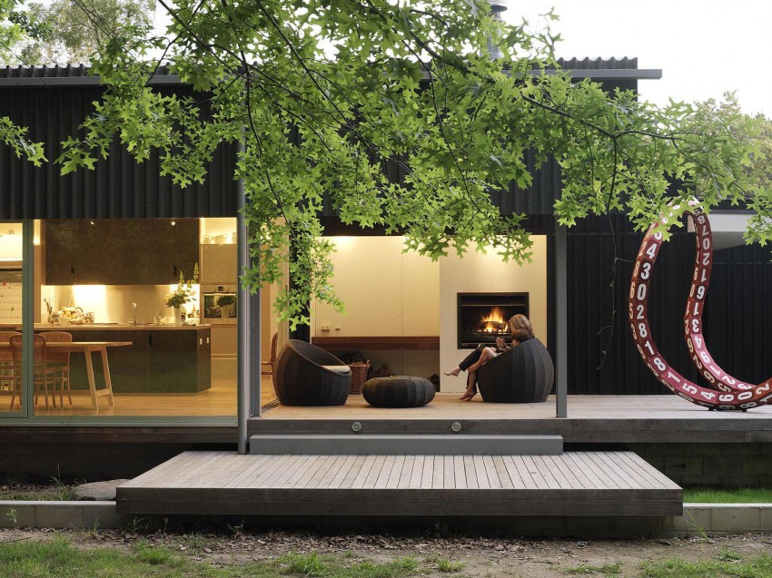Великолепие природы в стильном проекте bark house от herbst architects, гамильтон, новая зеландия
