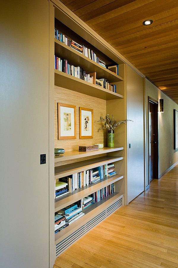 Настояший дом для любимых книг: стильные и функциональные полки для домашней библиотеки